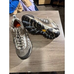 Merrell Kinetic Brindle Women's Hiking Shoes Size 9 Gray Blue Vibram‎ Sole